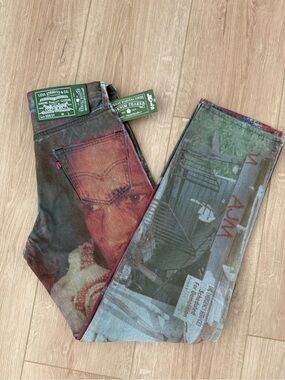 Denim Tears x Levi's Big Chief Demond 568 Denim Jeans 'Multicolor'
